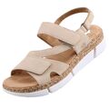 Rieker Damen Sandale Sandalette Beige V2366-60 