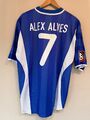 Hertha BSC Berlin Matchworn Trikot / Shirt / Jersey / 2000/2001 Gr: XL / ALVES