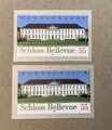 2 Briefmarken 2007 Bund Schloss Bellevue MiNr. 2604 Postfrisch