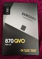 Samsung 870 QVO 4TB 2.5" Interne SSD SATA III Neu OVP 