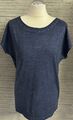 Esprit Damen Shirt Blusenshirt Gr. S 36 Blau