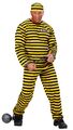 Sträfling Herren Kostüm Daltons Western Häftling Gefangener Sträflingskostüm