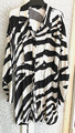 Gina, tolles Kleid, Sommerjacke, Größe: 48, Schwarz/Weiß,  Zebra, Damen