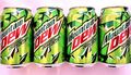 12 X MTN Mountain Dew CITRUS BLAST , Energie Drink Lemonade Drink Dosen 