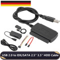 SATA/PATA/IDE Laufwerk auf USB 2.0 Adapter Konverter Kabel für 2,5/3,5 Zoll⭐⭐⭐⭐⭐