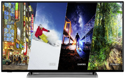 Toshiba LED-TV 43 Zoll Full HD Smart-TV Fernseher Smart schwarz Wandmontage WiFi