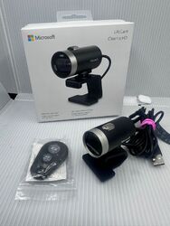 Microsoft Lifecam Cinema 720p HD Webcam USB 2.0 maximale Bildrate 30 fps schwarz