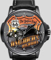 Oldtimer Americas Route 66 Kunst Stilvoll Selten Qualität Armbanduhr