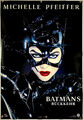 Catwoman BATMANS RÜCKKEHR original Kino Plakat A1 gerollt 1992 Teaser