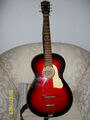 Framus Gitarre 5/3 5/1 ??  1964 schwarz Rot 6 Saitig Akustik Vintage mit Tasche