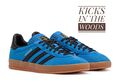 adidas Gazelle Indoor Blue/Black/Gum  Blau Schwarz 44 2/3  46 2/3  Herrensneaker