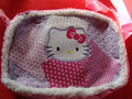 Hello Kitty - zuckersüße Kindergartentasche vorn mit Kunstfell außenherum