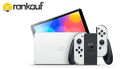 Nintendo Switch Konsole (OLED-Modell) - 64GB - Schwarz/Weiß "GUT"