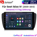 Für Seat Ibiza IV 6J 2009-2013 Android13 Carplay Autoradio GPS WIFI RDS SWC DAB+
