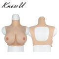 KnowU B/C/D/E/G/H Cup Silikon Brustformen Rücken Hohle Brüste für Crossdresser