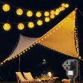 SALCAR 40x Lampions Wasserdicht 10m Lichterkette Außen LED Laterne Garten 8 Modi
