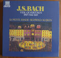 J.S.Bach , Voer Ouvertüren BWV 1066-1069 , 2 Schallplattensammlung , neuwertig