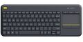Logitech 920-007127 K400 Plus Keyboard German Wireless Touch, Black ~E~