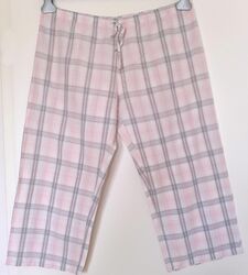 Esprit 3/4 Schlafhose Schlafanzughose Nachtwäsche Pyjamahose Gr. 38 M Damen