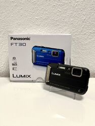 Panasonic Lumix DMC-FT30 Schwarz / Kompakte wasserdichte Digitalkamera / Defekt