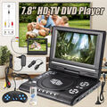 Tragbar DVD Player HD Großbildschirm TV Video DVD Spieler 16:9 TFT Auto Monitor