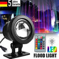 RGB 20W LED Unterwasserstrahler Teichlampen Schwimmbad Beleuchtung Fernbedienung