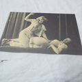 Vintage Französische nackte Postkarte Fotokarte  Nude Akt Erotik  (AA2)
