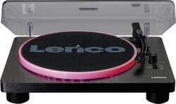 Lenco LS-50LED Manueller Plattenspieler Riemenantrieb USB-Anschluss Schwarz