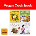Vegane Kochbuchsammlung 4 Bücher Set Alles, was Sie kochen können Ich kann vegan kochen