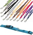 Nobby Classic Hundehalsband Welpen-Senior Hundeleine Führleine 4Größen 10 Farben