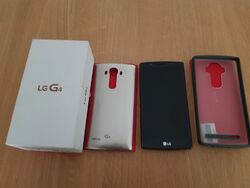 LG G4 H815 - 32GB - ohne Simlock - !!! DEFEKT Bootloop !!! - mit Hülle Poetic 