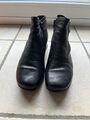 Gabor Damen Stiefelette / Stiefel Gr 44 Farbe Schwarz Glattleder NEU