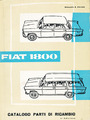 Fiat 1800 / 2100 (1959-1968) Ersatzteilkatalog / Catalog Parti Di Riacombi