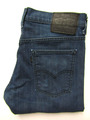 Levi's Herren 508 Jeans normal konisch W30 L32 dunkelblau Stretch Denim LEVD053