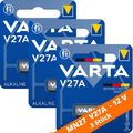 3 x Varta V27A MN27 A27 L828 GP27A 4227 Alkaline Knopfzelle Batterie 12V