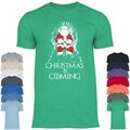 Herren T-Shirt Christmas is Coming Weihnachten Winter