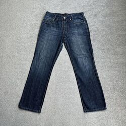 JOKER Herren Vintage Jeans Hose W33 L30 Regular Straight 9701 Blau Denim