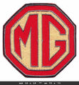 MG Aufnäher Patch Automobile Sportwagen Oldtimer MGA MGB England
