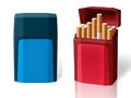 Gizeh  Flip Case Zigarettenbox Etui Case aus Kunststoff für ca. 21 Zigaretten
