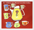 Rosenthal FLASH LOVE STORY Becher Tasse Tee-/ Kaffeekanne Zucker Milch