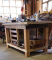 alte Werkbank Hobelbank Industriedesign Loft vintage  Schreibtisch Tisch 