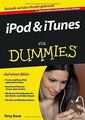 iPod & iTunes für Dummies (Fur Dummies) von Bove, Tony | Buch | Zustand sehr gut