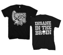 Cypress Hill Insane In The Brain Cannabis Leaf Skull Hip Hop Männer Men T-Shirt