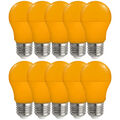 10 x Spectrum LED Leuchtmittel Birnenform A50 4,9W E27 Kugel Party Orange 270°