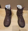 Rieker Damen Schuhe Stiefeletten Boots Winterschuhe Winterboots Gr. 41 Braun