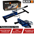 BLACK Laminatschneider Plattenschneider Parkett Bodenplatten Laminatkürzer 43210