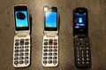 2x Doro 2424 GSM Mobiltelefon + 1x PhoneEasy 613 - Senioren Handy - Klapphandy