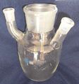 Sulfierkolben (Vierhalskolben )  Laborglas, 750 ml, Boral, MH NS 60