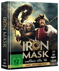 4K Mediabook IRON MASK Schwarzenegger JACKIE CHAN Rutger Hauer 2D 3D Blu-Ray NEU