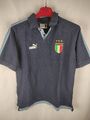 PUMA Italien Trikot Polo Shirt Fußball Herren TG L Soccer Vintage Herren Jersey